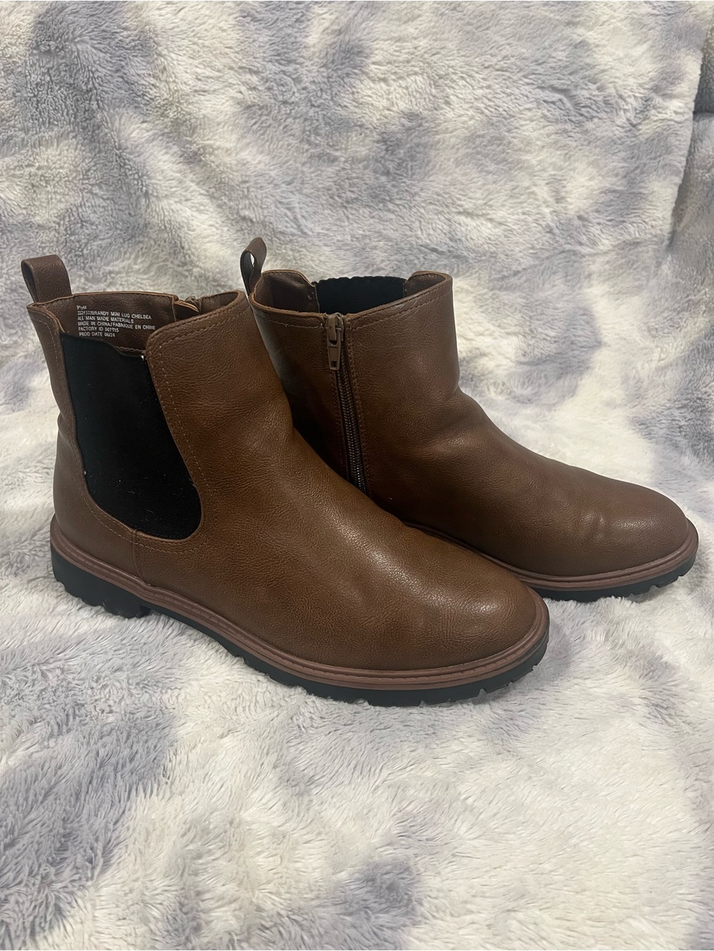 Maurices "Chelsi" Mini Lug Chelsea Boots – Brandy Brown